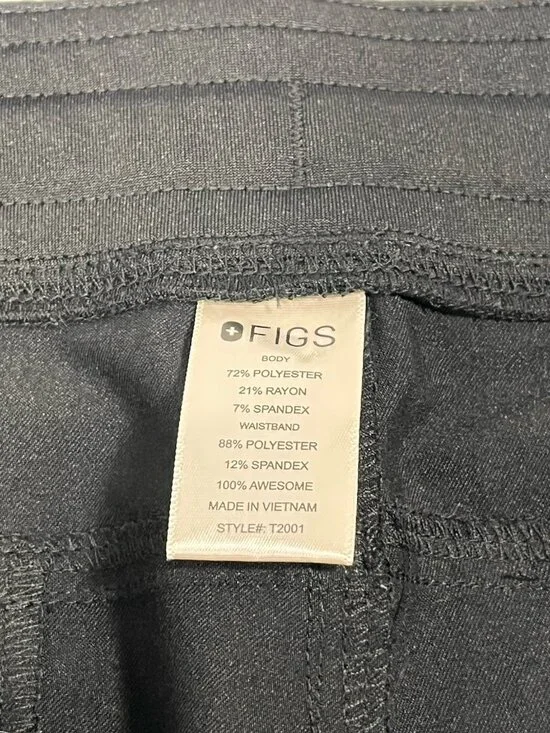 Figs Technical Collection Womens Cargo Scrub Pants Style T2001 Black XXL Medical - Picture 3 of 10